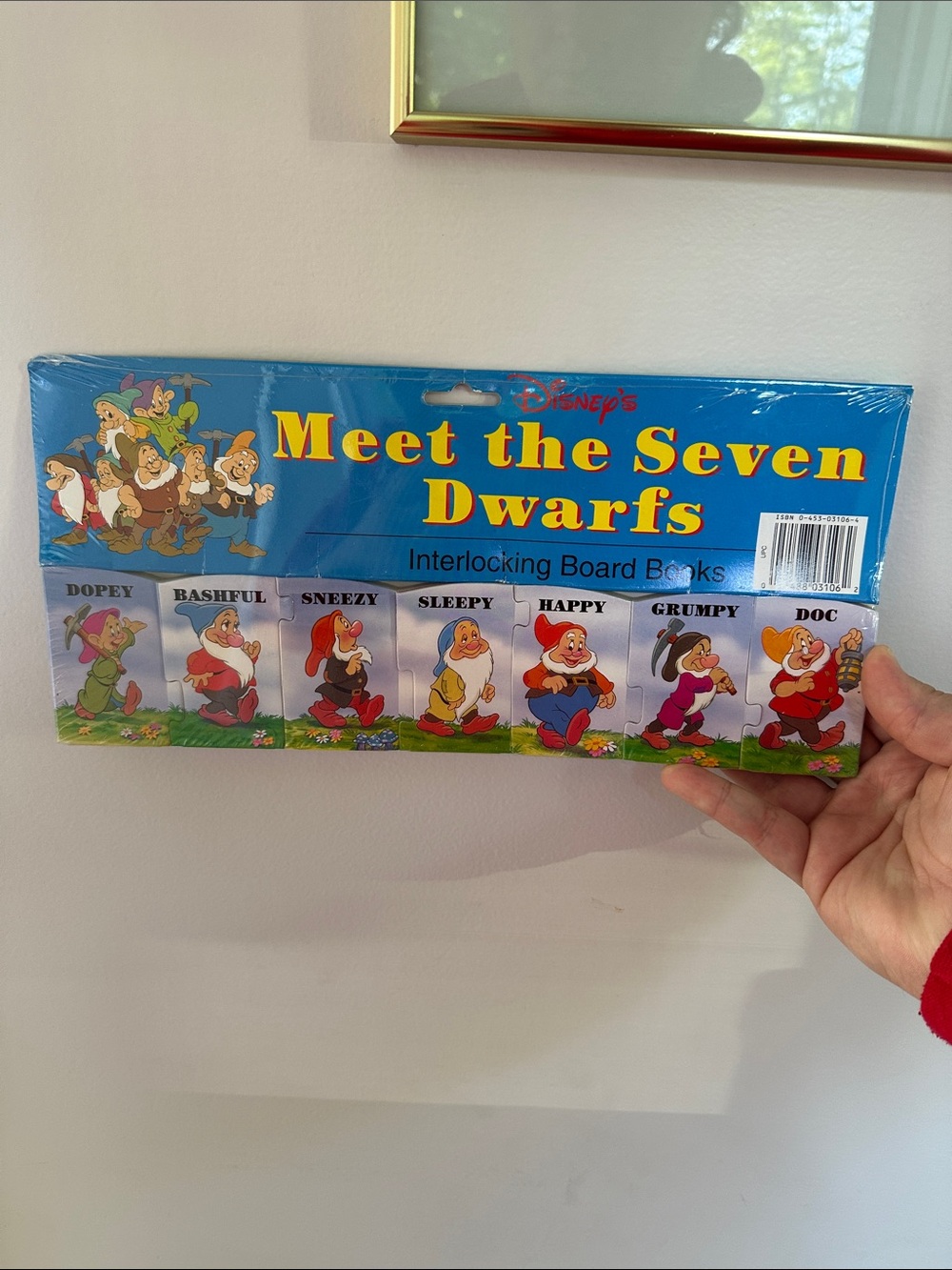 Vintage Disney Seven Dwarfs interlocking books